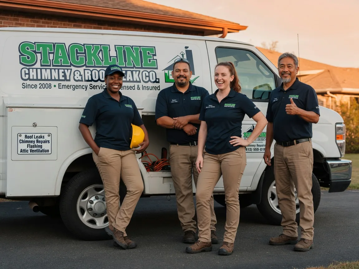 Chimney flashing repair company in Oscoda, MI